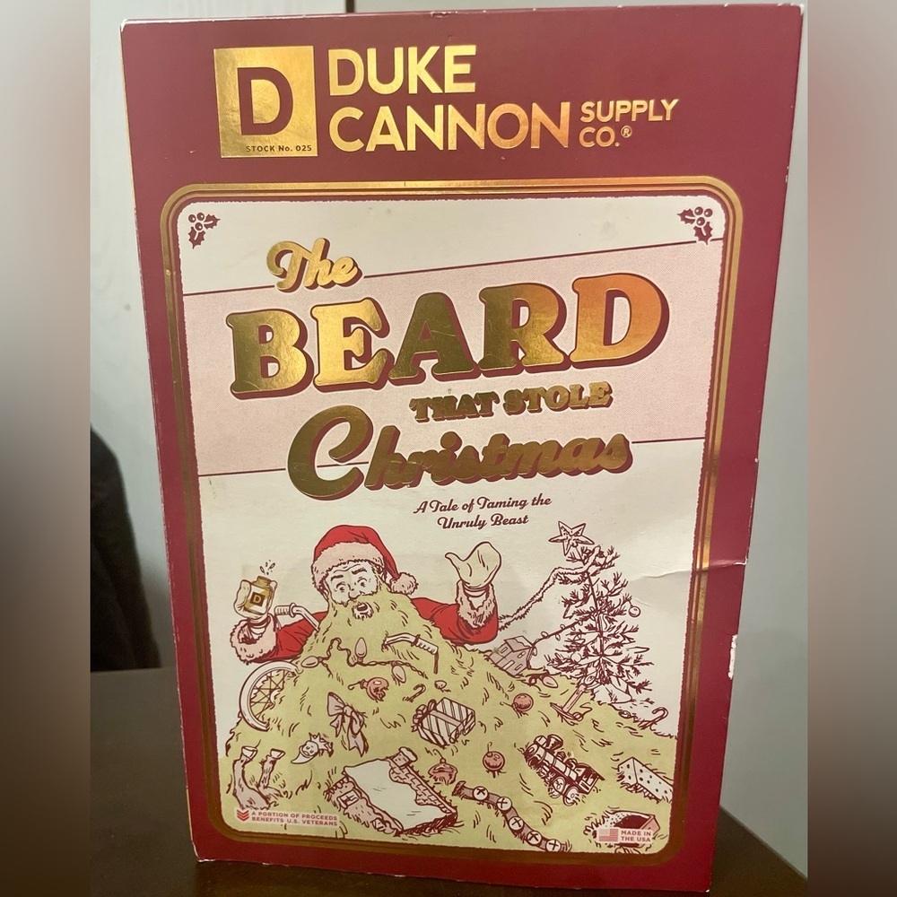 Duke Cannon "The Beard That Stole Christmas " Beard Wash Gift Set NEW